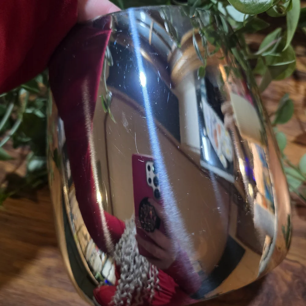 Williams Sonoma Silver Utensil Holder